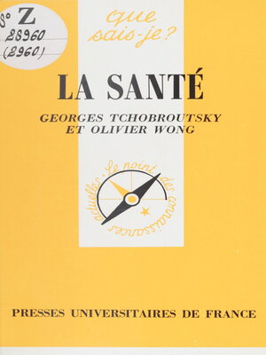 cover image of La santé